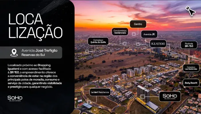 Lançamento salas comerciais região sul - próximo shopping Iguatemi