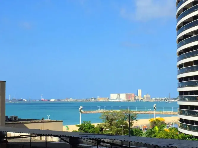 FLAT VISTA MAR, MEIRELES! Serviços de Apart Hotel e Condomínio INCLUSOS!