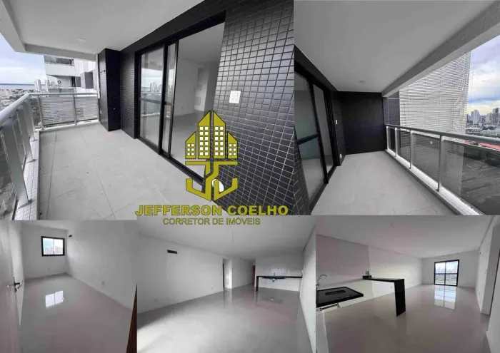 Athenas Future Living apartamento pronto para morar em Belém com sacada, suíte 2 vagas de 
