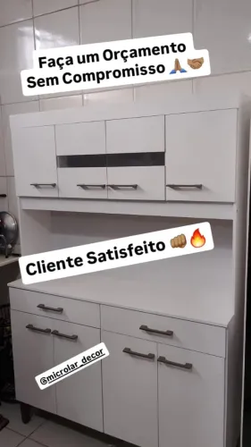 Armário de Cozinha Kit Winter 1.20m Novo na Caixa - Entrega e Monta