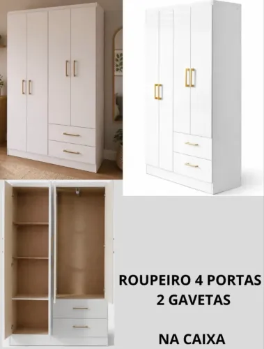 NOVOS Guarda Roupas 2 a 7 Portas Roupeiros Multiuso a partir de 215,00