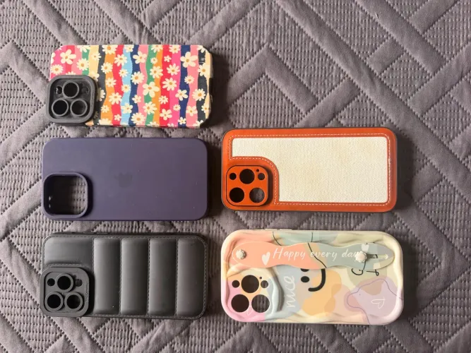 KIT 5 CAPINHAS iPHONE 14 PRO MAX ? SUPER OFERTA R$50