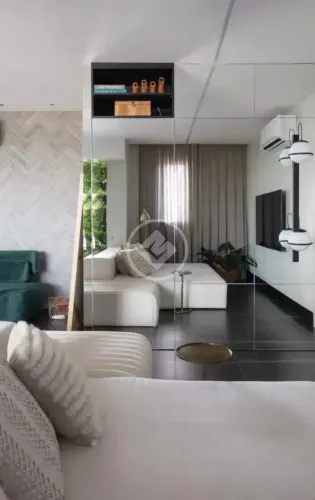 Apartamento no Villagio Veronese, com 2 suítes, lavabo, mobiliado. Bairro Santa Rosa. codi