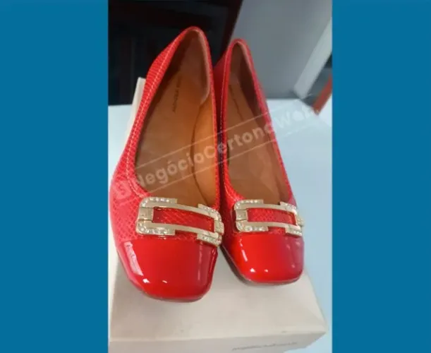 Sapato Jorge Bischoff - Vermelho Nº 36