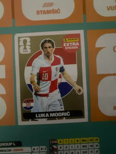 Figurinha Legend dourada do Luka Modric