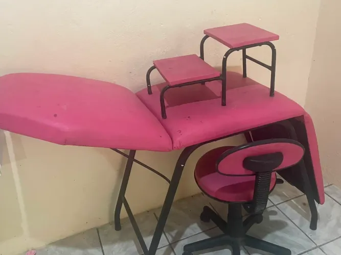 Maca completa com cadeira ajustável e escada