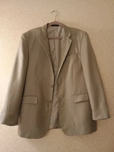 Blazer Emporio Colombo masculino | cinza risca de giz | social