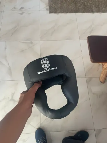 capacete de boxe