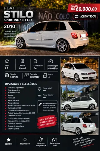 Fiat Stilo 1.8/ 1.8 Connect Flex 8V 5P 2010