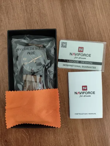 Relógio Naviforce Couro Esportivo