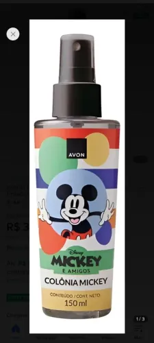 Colonia Infantil Mickey Avon