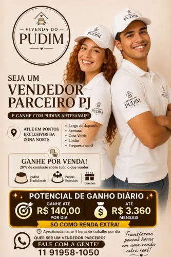 Vendedor(a) PJ - Externo com ou sem experiência.