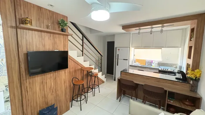 Village Duplex 1 quarto Praia de Imbassai 48m mobiliado