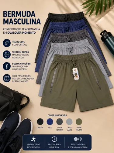 Shorts masculino premium