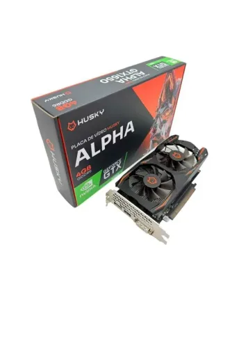 Placa de Vídeo Husky Alpha GTX 1650, 4GB GDDR6, 128-Bit,