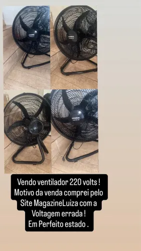 Vendo ventilador novo