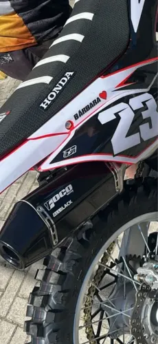 Escapamento foco racing crf 300f