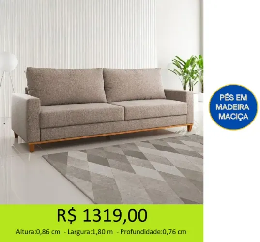 Sofá living novidade - temos a pronta entrega