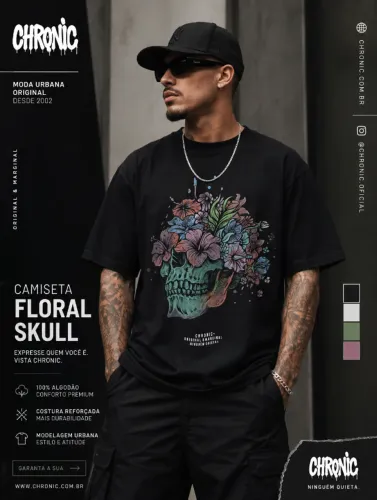 Camiseta moda urbana da chronic