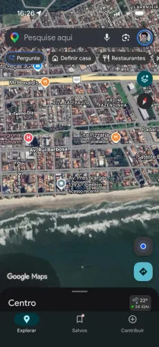 Casa Pé na Areia com piscina - Centro