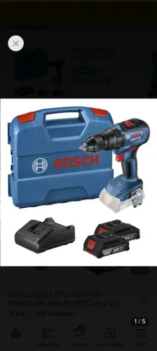 Parafusadeira e furadeira BOSCH