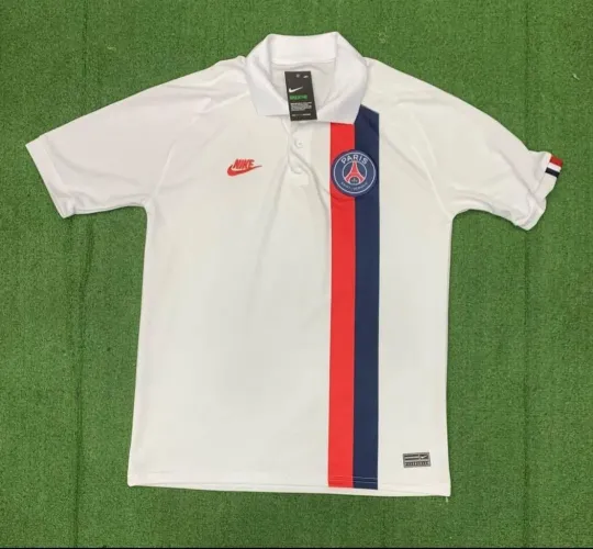 Camisa Polo Retrô PSG Branca