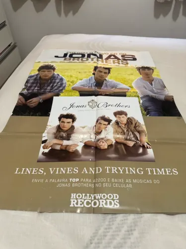 Pôster raríssimo e gigante do Jonas Brothers