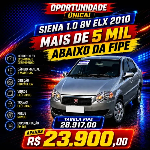 Fiat Siena ELX 1.0 MPI Fire/fire Flex 8V 4P 2010