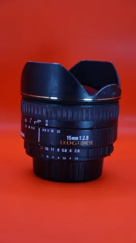 Lente Nikon Sigma 15mm f2.8 Fisheye 