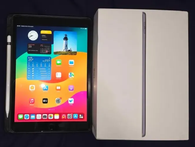 Ipad 9 64GB Estado de Novo com Película e Smart Folio