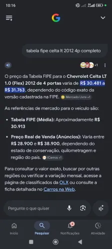 Chevrolet Celta Spirit/ LT 1.0 MPFI 8V Flexp. 5P 2012