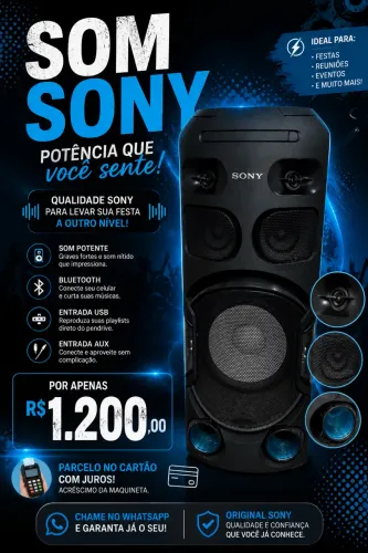 Torre de som Sony