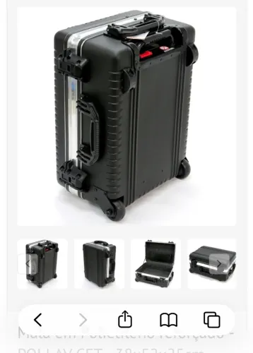Case rígida profissional marca maligan nova