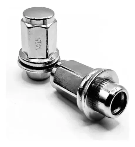 Porca De Roda C/ Arruela Cromada Toyota Hilux, Sw4 - 4 peças