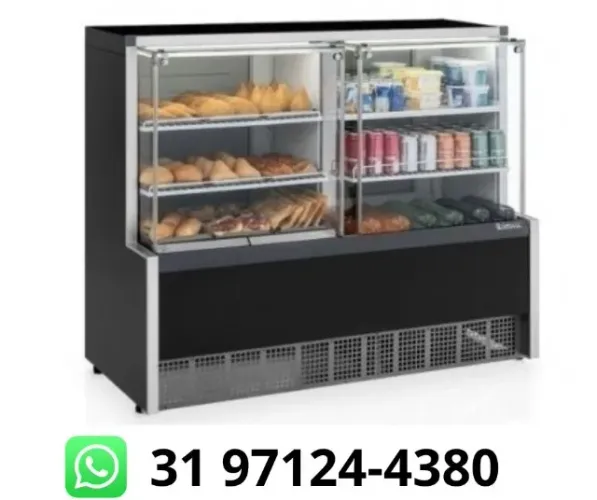 Balcão Estufa/Refrigerado 1,4M Gelopar