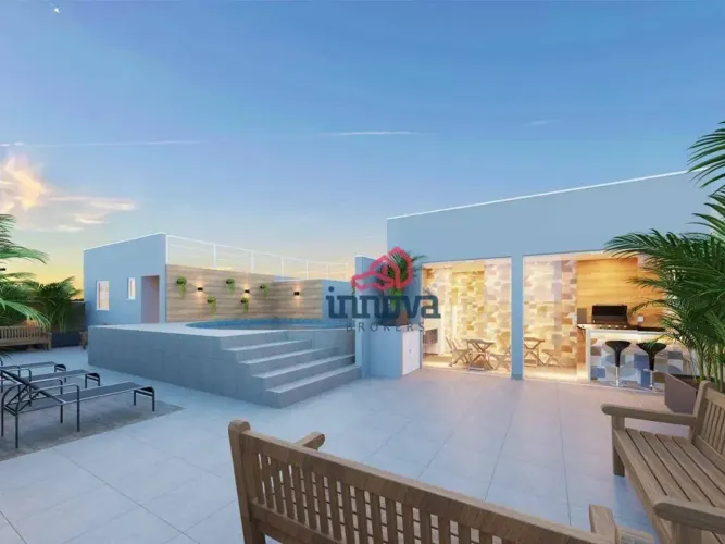 Apartamento com 2 dormitórios à venda, 55 m² por R$ 415.000,00 - Jardim Vila Galvão - Guar