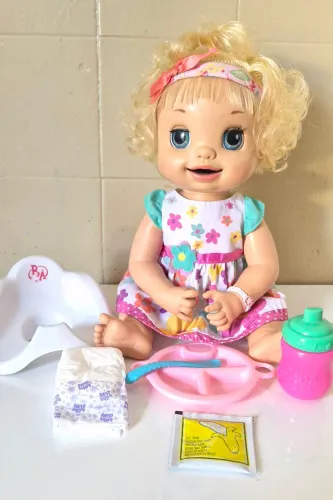 Baby alive hora do troninho funcionando