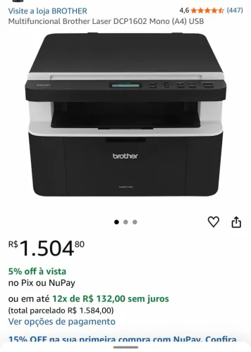 Vendo Impressora multifuncional Brother