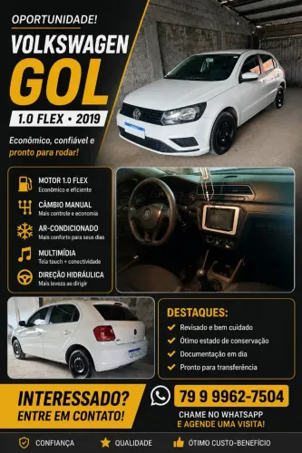 Volkswagen Gol Geração VII 1.0 12V Flex Mec. 4P 2019