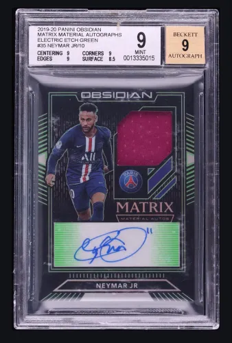 Card autografado Neymar