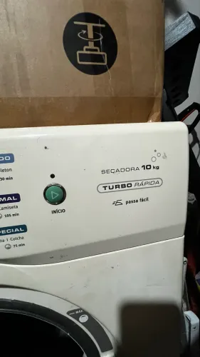 Secadora de roupa 10kg Electrolux Turbo rápida