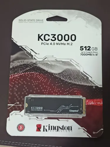 SSD NVMe Kingston KC3000, 512 GB