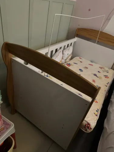 Berço Americano Marquesa 100% Mdf 3 Em 1 Mini Cama