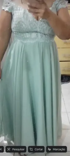 Vestido verde menta gg