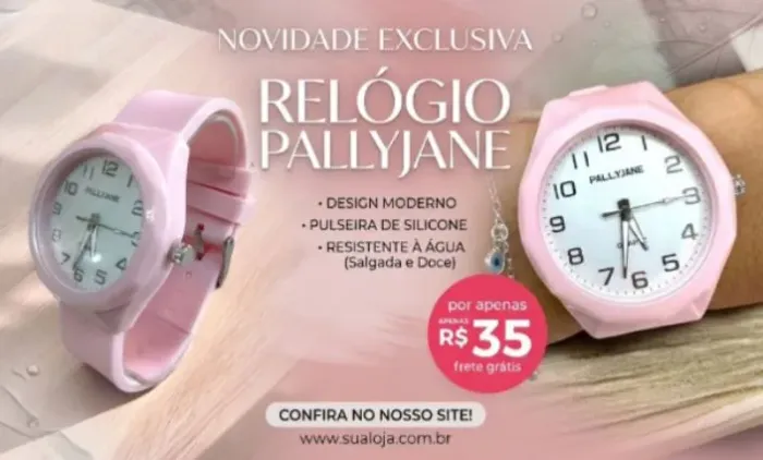 Relógio Polyjane feminino