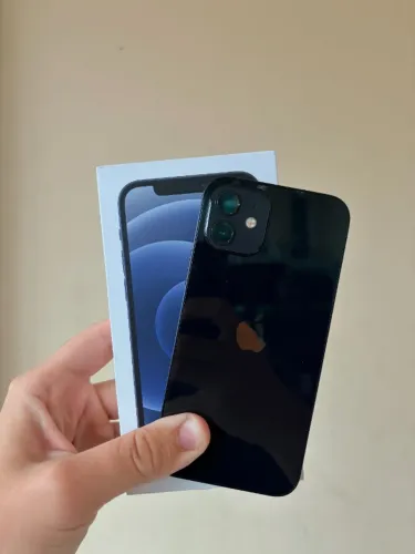 iPhone 12 128GB Preto - Bateria 100% - Funcionando Perfeitamente - Chip Físico - Impecável
