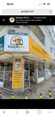Loja de ração ?troco em veículo.