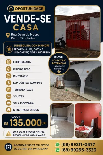 Casa 3 suítes