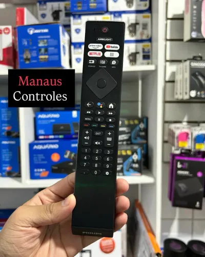 Controle Philips Android com função Ambilight - Promoção