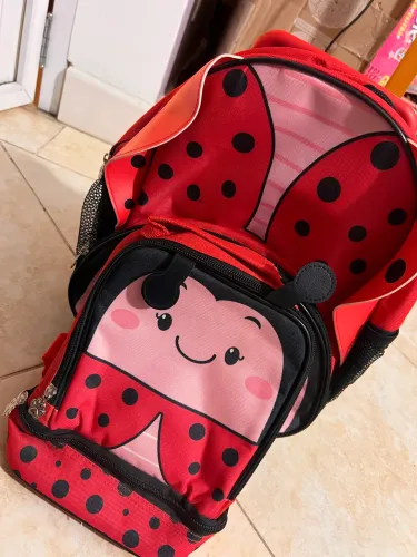Kit Mochila e lancheira escolar infantil JOANINHA Clio Pets 
